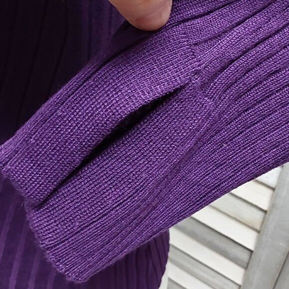 Twisted Back Long Sleeve Crewneck Pullover Sweater | Future Collective | 3x - Picture 4 of 10